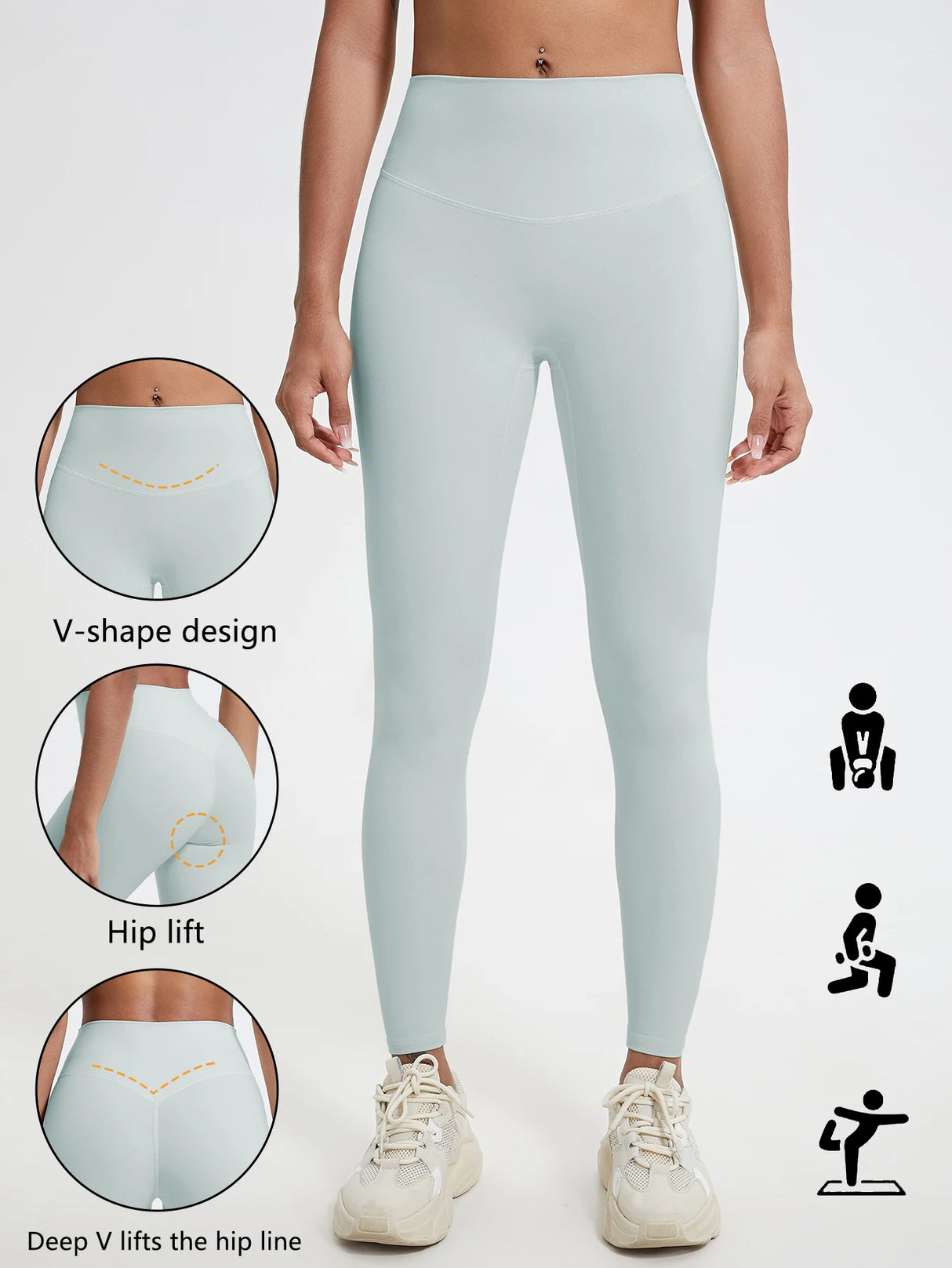 Hearuisavy High Waist Quick-Dry Women's Yoga Leggings – Super Soft Fabric