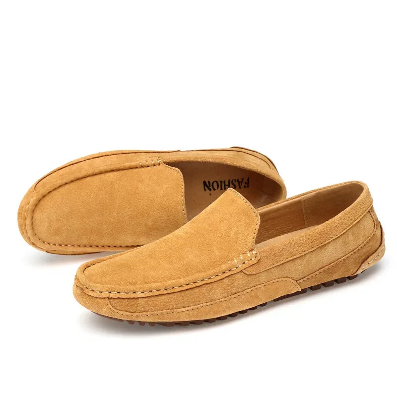 Men’s 2025 Luxury Suede Boat Loafers