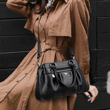Triple Compartment Tote Bag