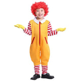 Parent-Child Yellow Clown Costume