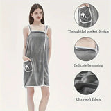 Bath Towel Wearable Wrap