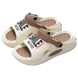 Unisex Thick Sole Pain Relief Shower Slippers