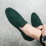Men’s Suede Driving Mules