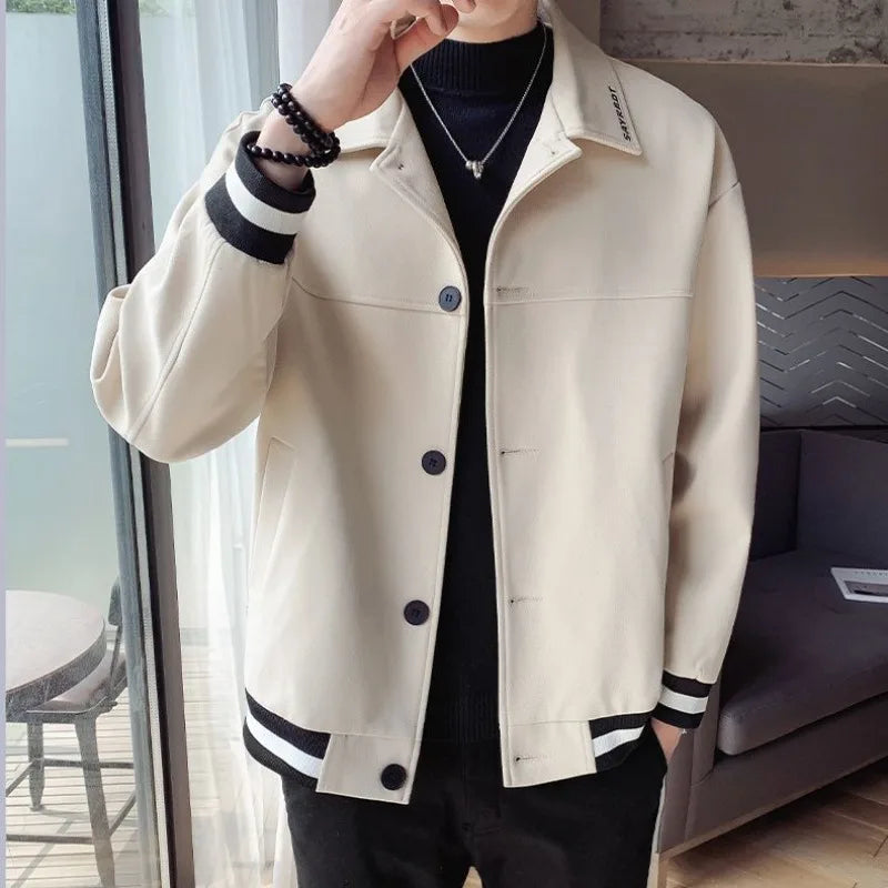 Men’s Slim Fit Wool Blend Jacket