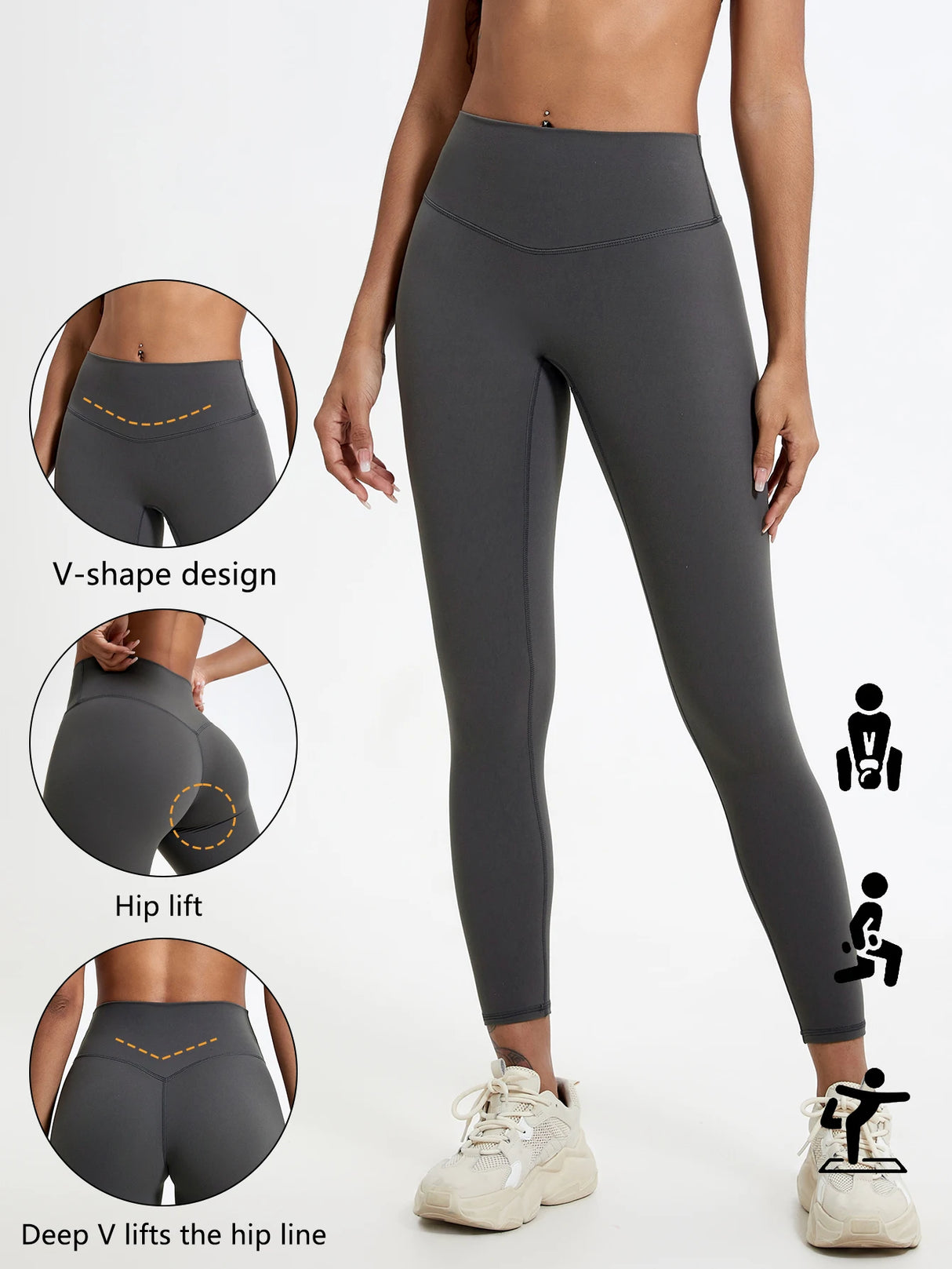 Hearuisavy High Waist Quick-Dry Women's Yoga Leggings – Super Soft Fabric