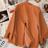 TrendyCore™ – Streetwear Office Blazer (Long Sleeve, Korean Fit, 2025 Vibe)