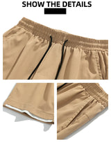 Plus Size Men's Loose Cargo Shorts – Summer Trendy