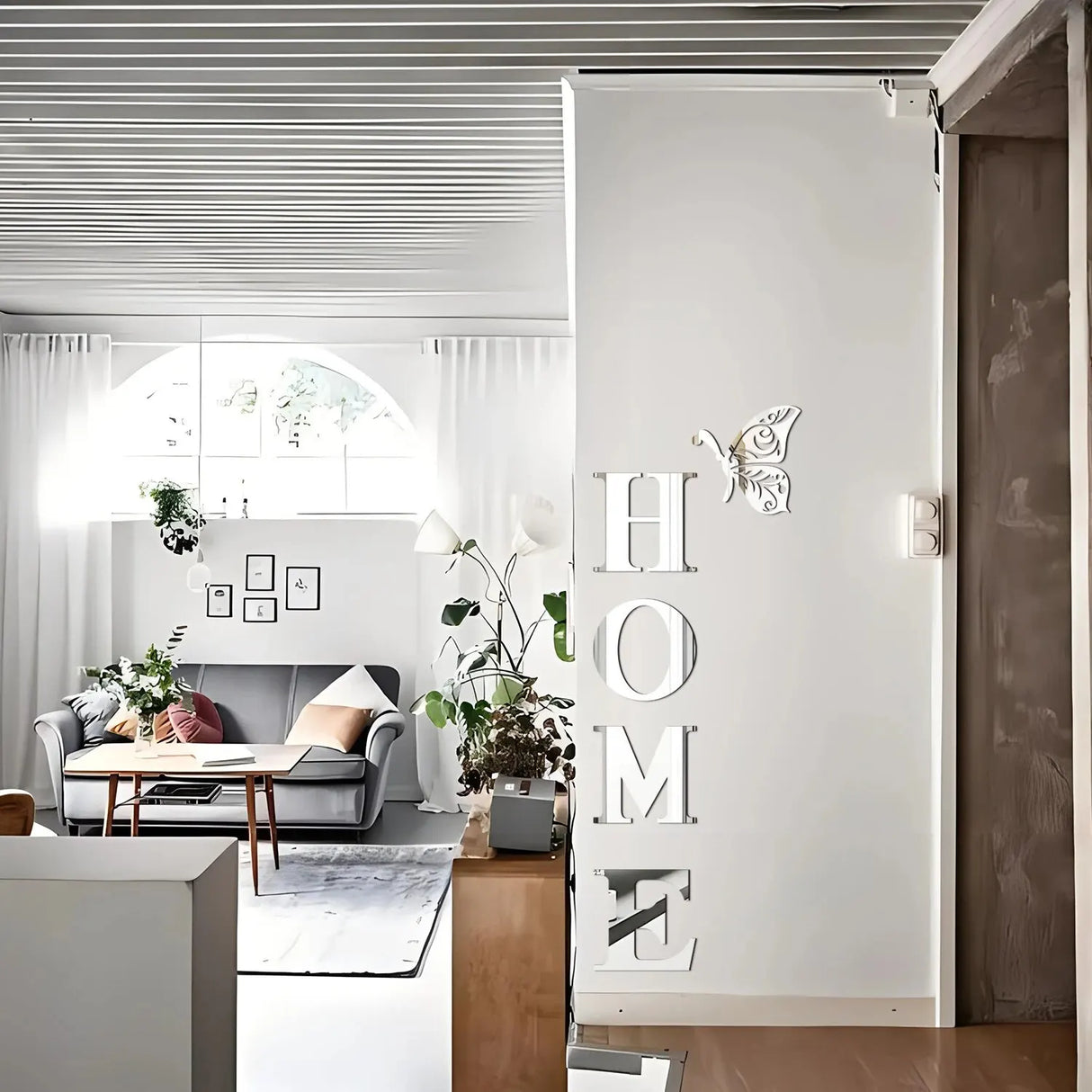 3D Home Logo Sticker
