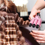 Triple Barrel Hair Curling Iron