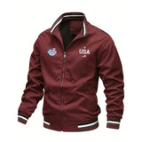 Men’s USA Graphic Varsity Jacket