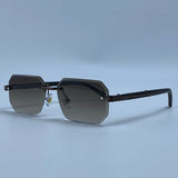 Elite Rimless Rectangle Sunglasses