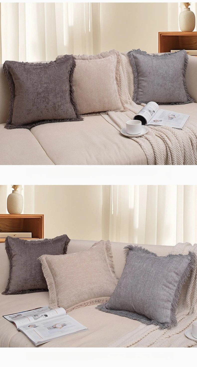 Cotton Decorative Pillow Cover
