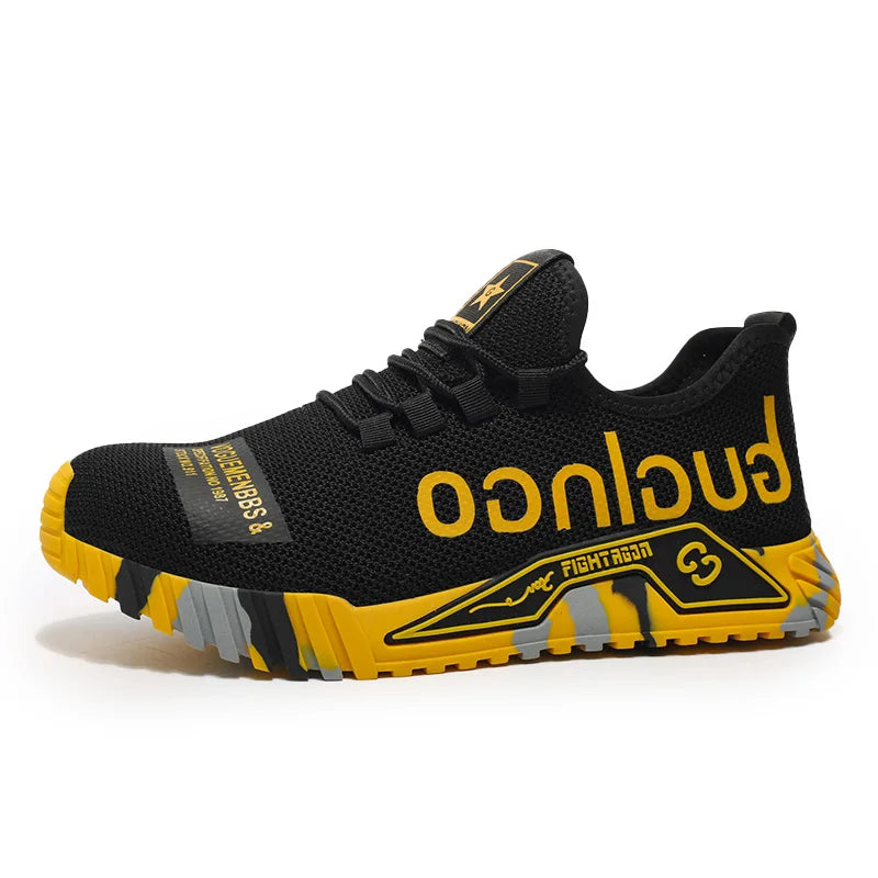 Women Safety Shoes Soft Sole Protective Sneakers