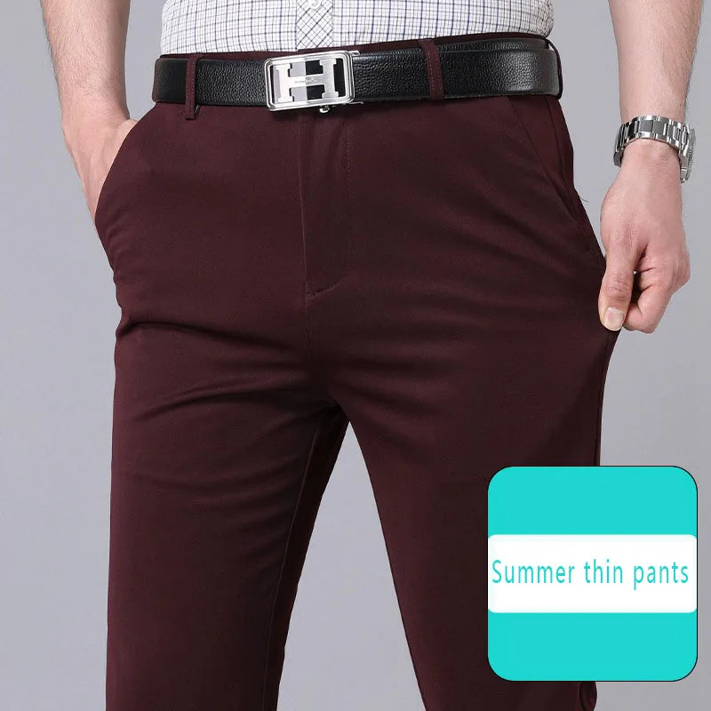 Men Black Smart Trousers
