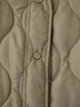 Women Quilted Padded Black Jacket