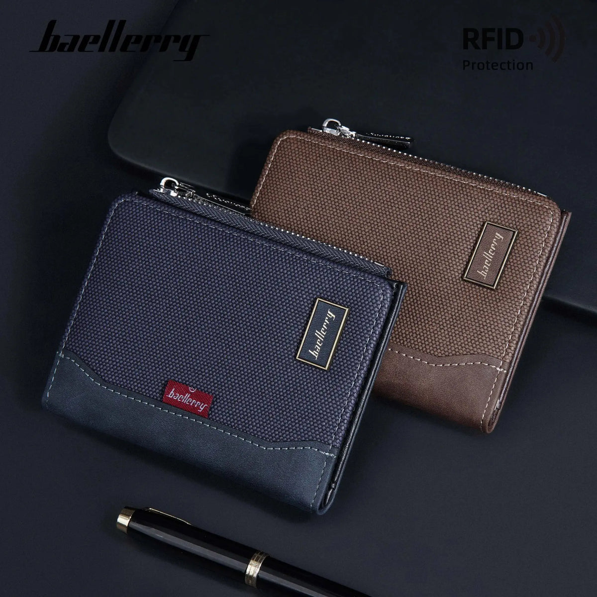 Executive RFID Zip Wallet