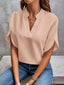 Sophia V-Neck Office Blouse