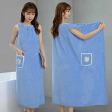 Cotton Wearable Bath Towel Wrap
