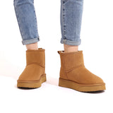 Evshine Memory Foam Ankle Boots – Waterproof Winter Snow Boots