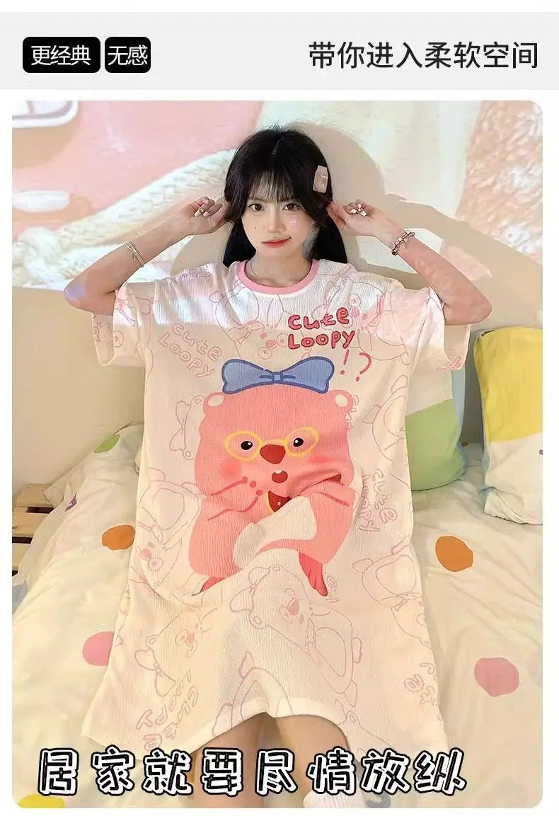 Sanrio Kuromi Cute Pajamas Cosplay Costume