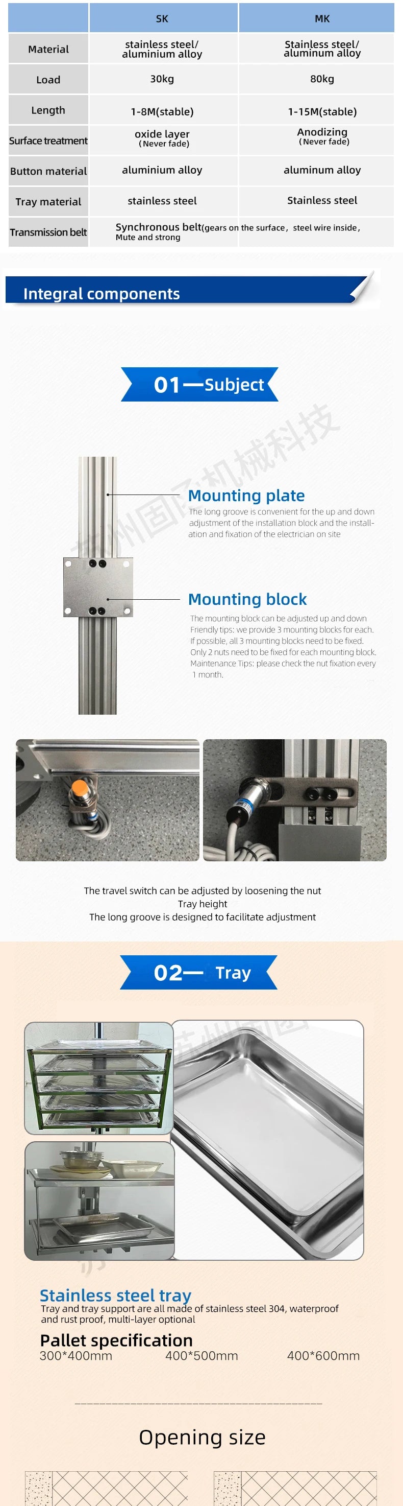 Restaurant Food Lifting Elevator