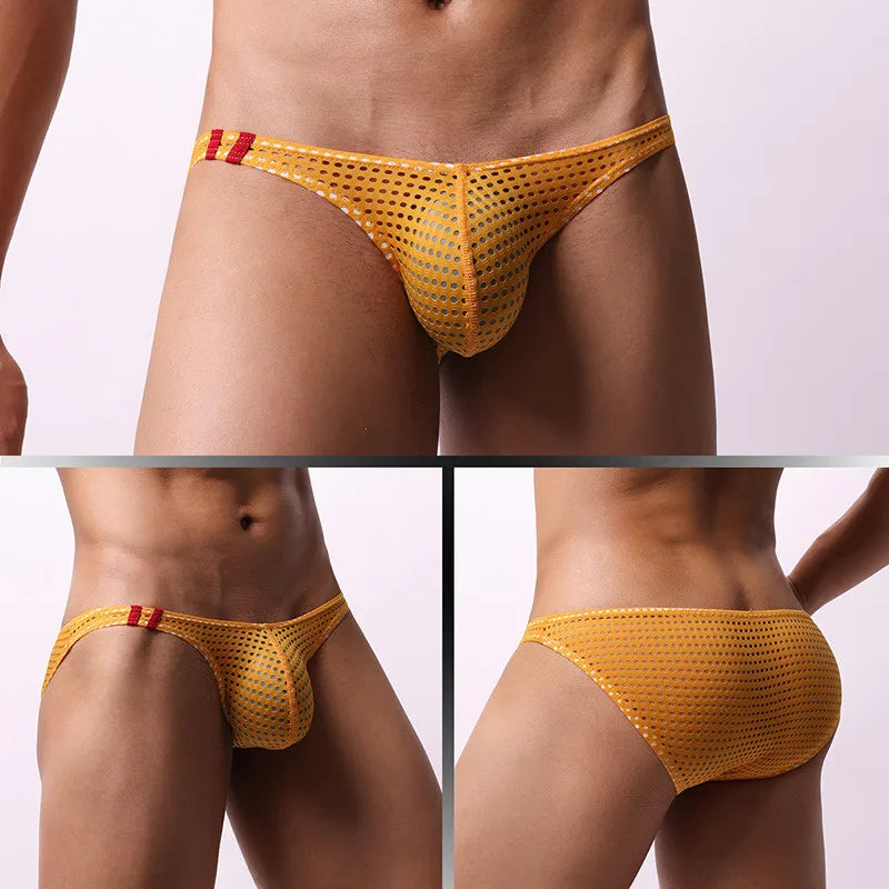 Men's Sexy Mesh Briefs – U Convex Low Rise