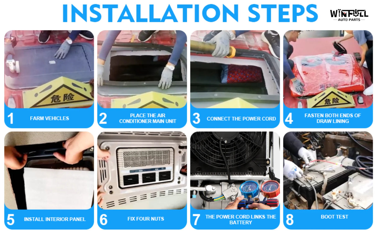 24V Dual Fan Air Conditioner