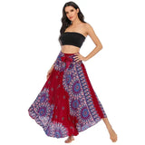 Women Vintage Plaid Button Midi Skirt