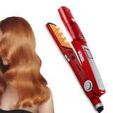 Steam Hair Straightening Brush Flat Iron