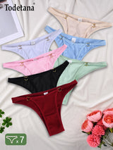 Women Rhinestone G-String Bottom