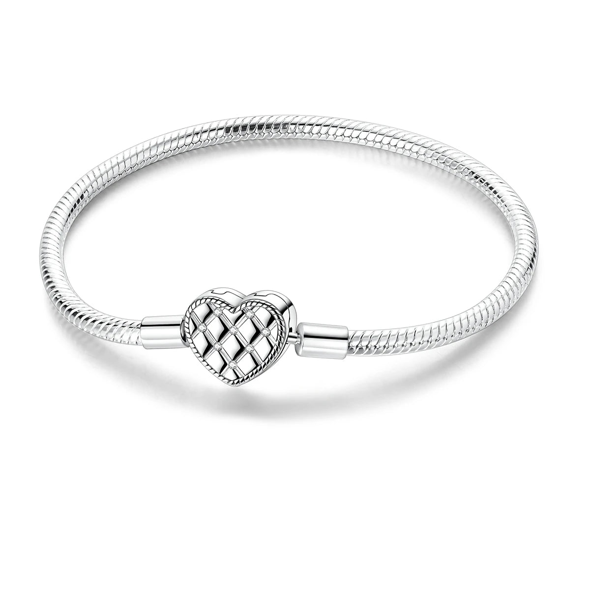 Sterling Silver Heart Bracelet