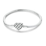 Sterling Silver Heart Bracelet