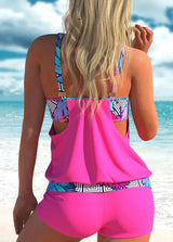 Women Marble Print Bikini Set
