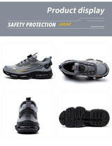 Women Safety Shoes White Lightweight Sneakers