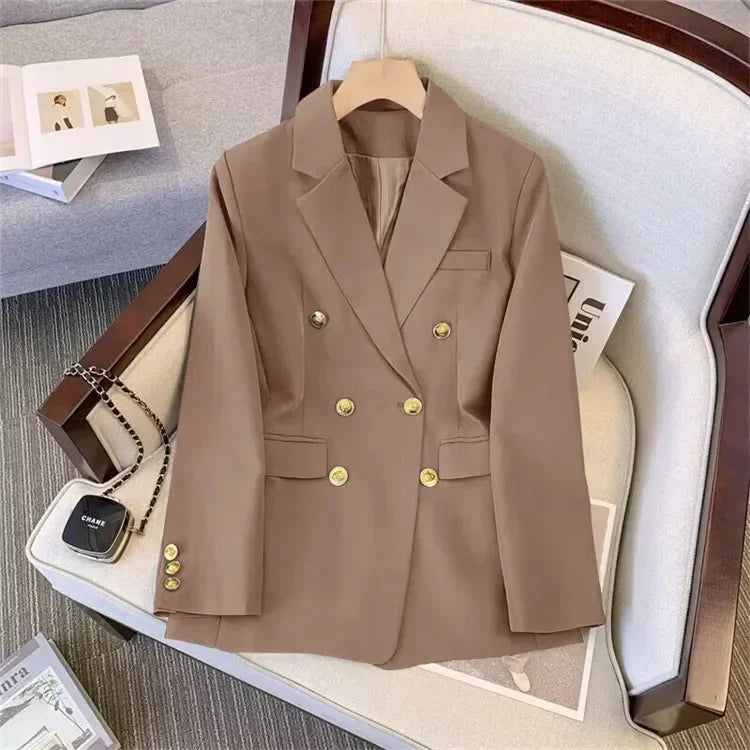 KStyle™ – Korean Slim Fit Blazer (Loose Fit, Temperament Ready, Spring/Fall Wear)