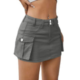 CamoChic™ – Camouflage Workwear Skirt (Mini Harajuku Hip Look)