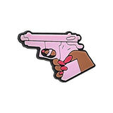 Women Gun Style Shoe Charms Trendy