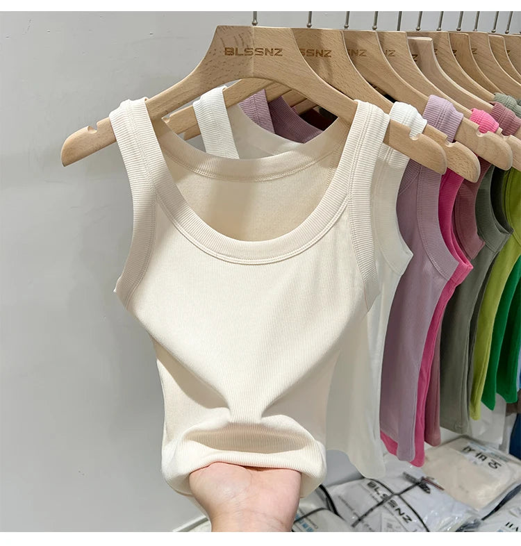 Basic Ribbed Tank Top