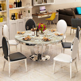 Rotating Metal Dining Table