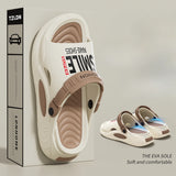Unisex Thick Sole Pain Relief Shower Slippers
