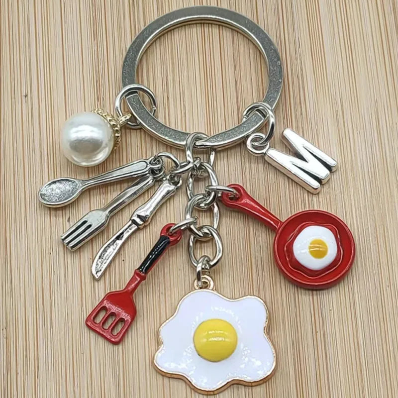 A-Z Letter Kitchen Keychain