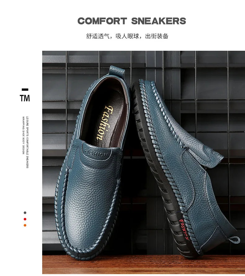 Men’s Italian Leather Driving Loafers