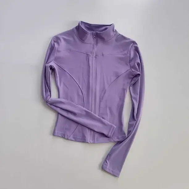 Women Quick Dry Zipper Sports Jacket