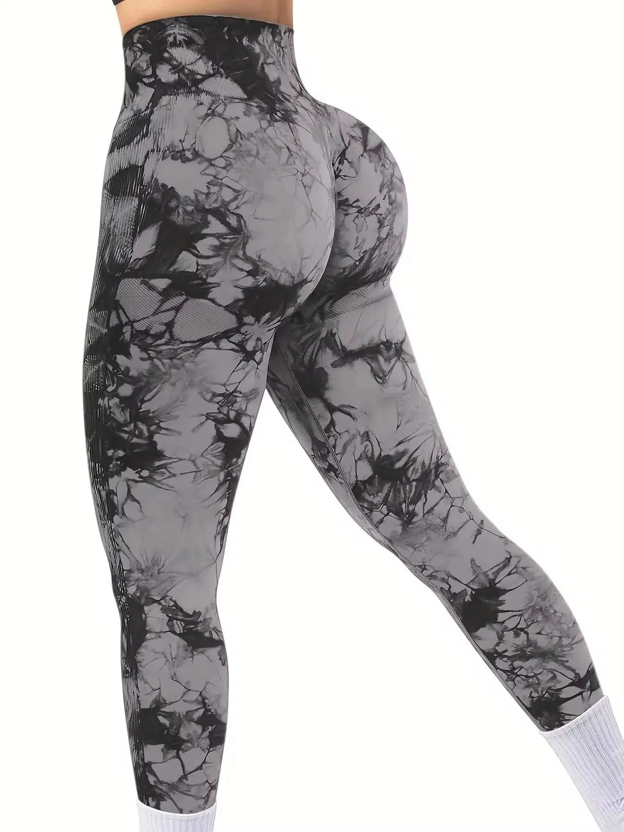 Seamless High-Waist Push-Up Women's Yoga Pants – Fitness Workout Leggings