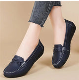 Women Leather Nurse Flats