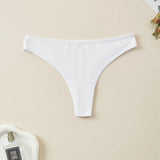 Women Cotton Low Waist Thongs