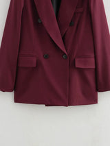 Formico™ – Straight Oversized Office Blazer (Elegant, Tailored Vintage)