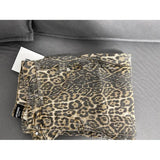 WildFur™ – Leopard Print High Waist Denim Trousers (Statement, Fierce & Urban)