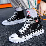 Men’s Breathable Platform Canvas Sneakers