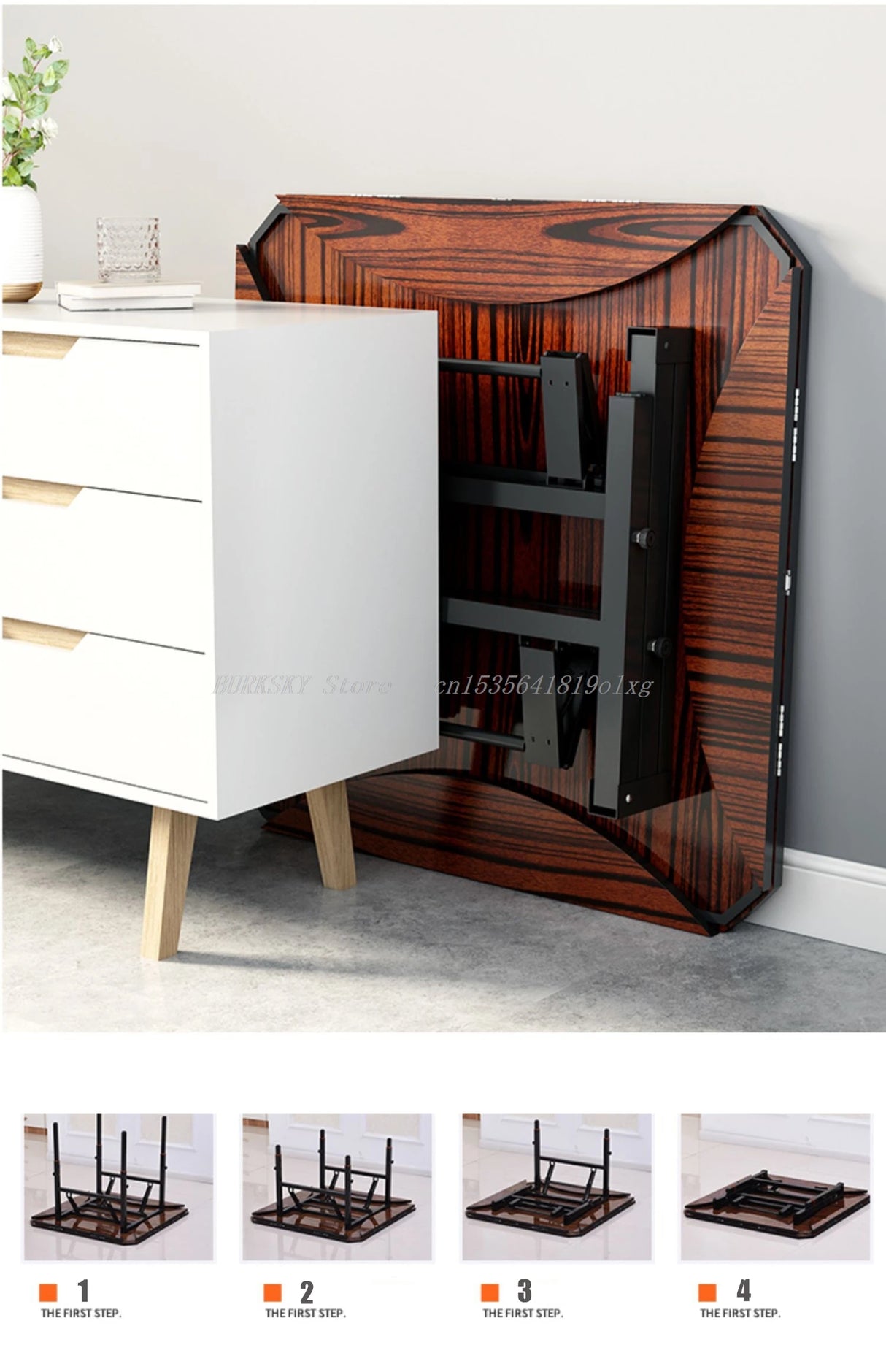 Liftable Folding Dining Table